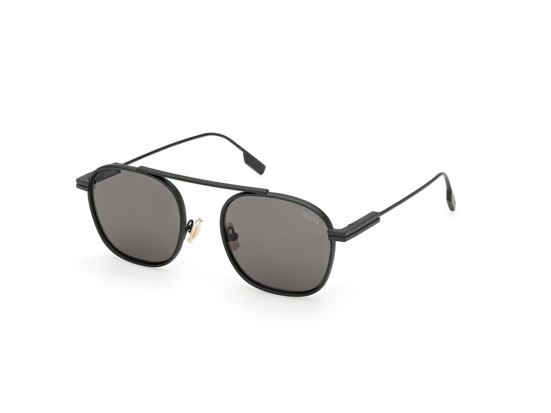 Óculos de sol ermenegildo zegna ez0290 97d verde geometric masculino tamanho 53mm - Vista principal