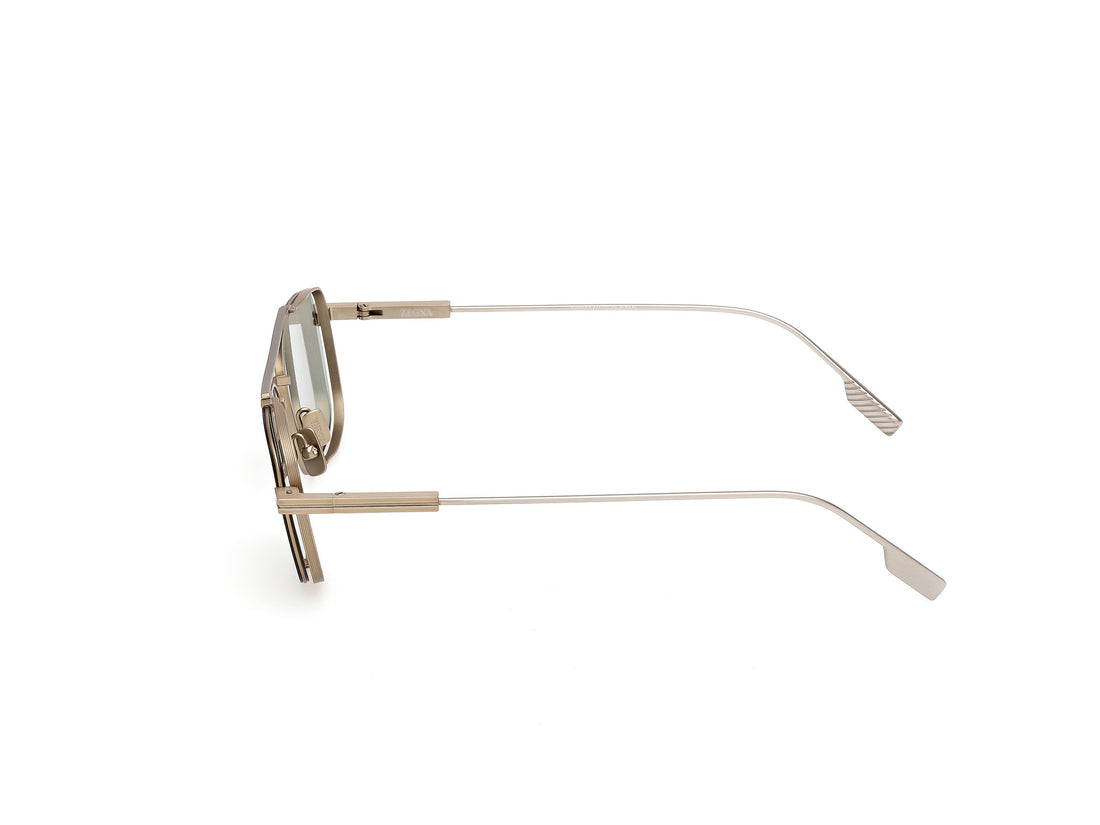 Óculos de sol ermenegildo zegna ez0293 32n dorado geometric masculino tamanho 54mm - Vista de detalhe