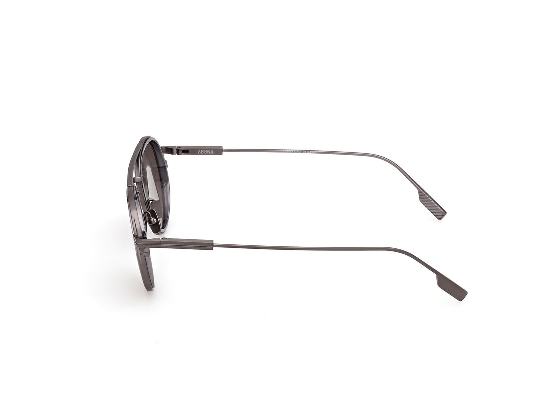 Óculos de sol ermenegildo zegna ez0295 09j plateado pilot masculino tamanho 51mm - Vista de detalhe