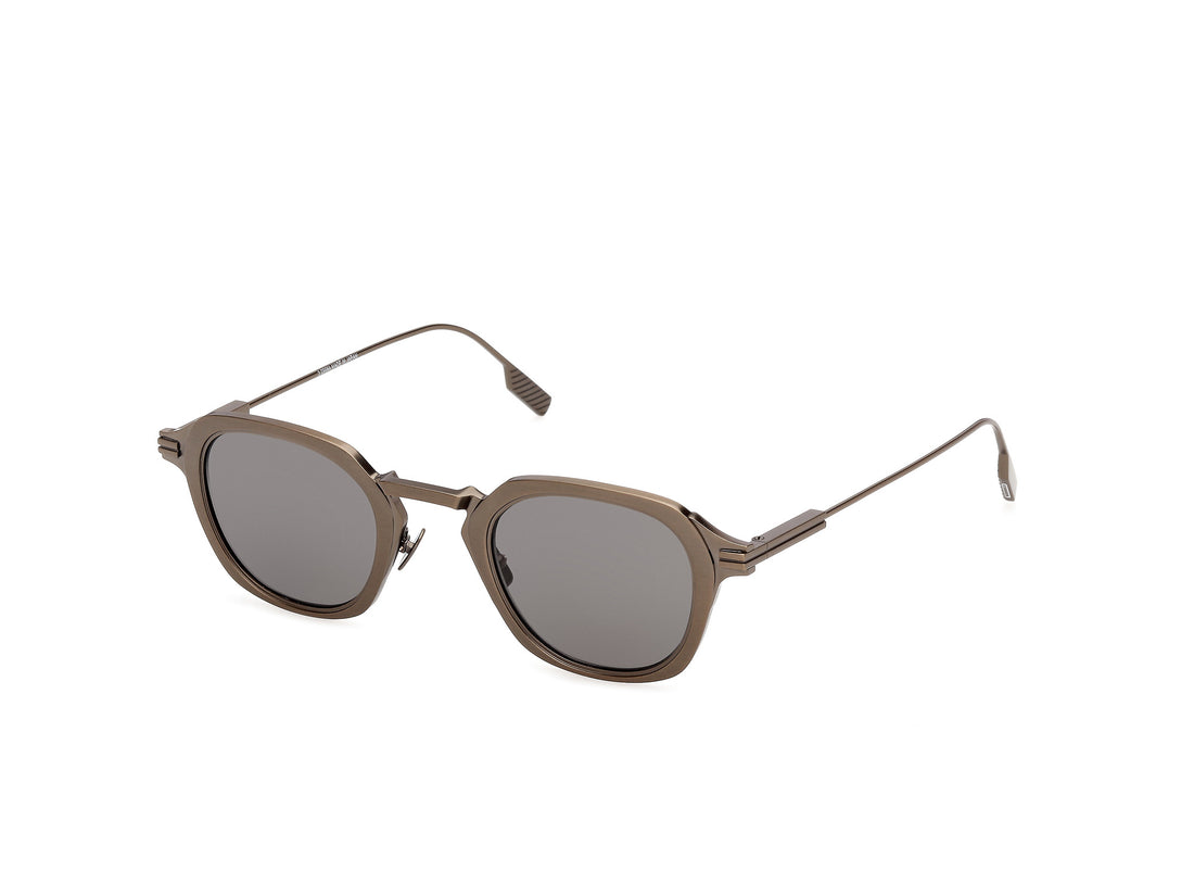 Solbriller ermenegildo zegna ez0314 35a bronce geometric masculino størrelse 46mm - Hovedvisning