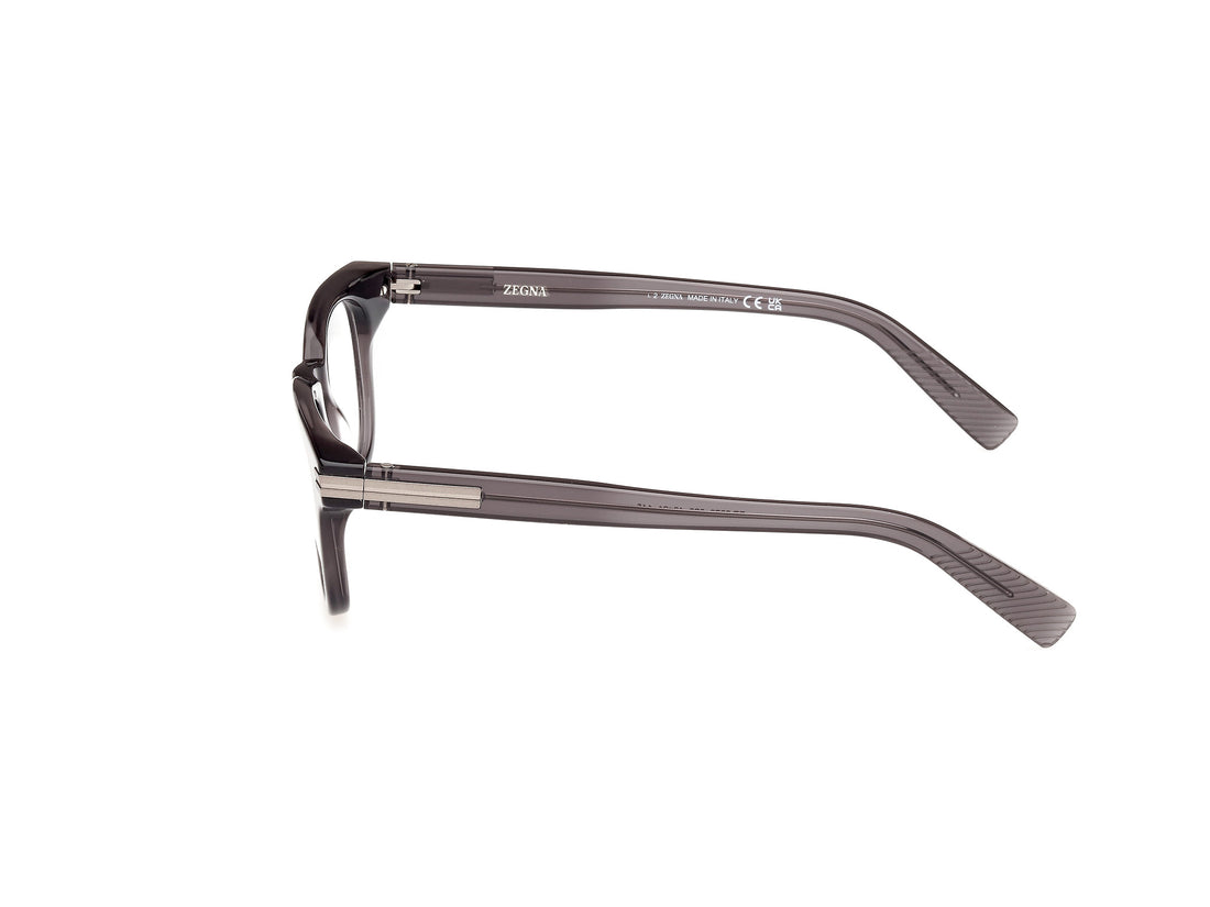 Brillen ermenegildo zegna ez5279 020 gris masculino größe 48mm - Detailansicht