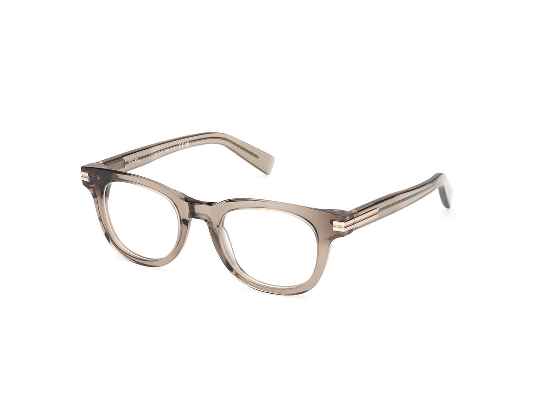 Brillen ermenegildo zegna ez5279 048 marron masculino größe 48mm - Hauptansicht