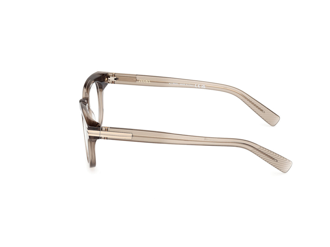 Brillen ermenegildo zegna ez5279 048 marron masculino größe 48mm - Detailansicht