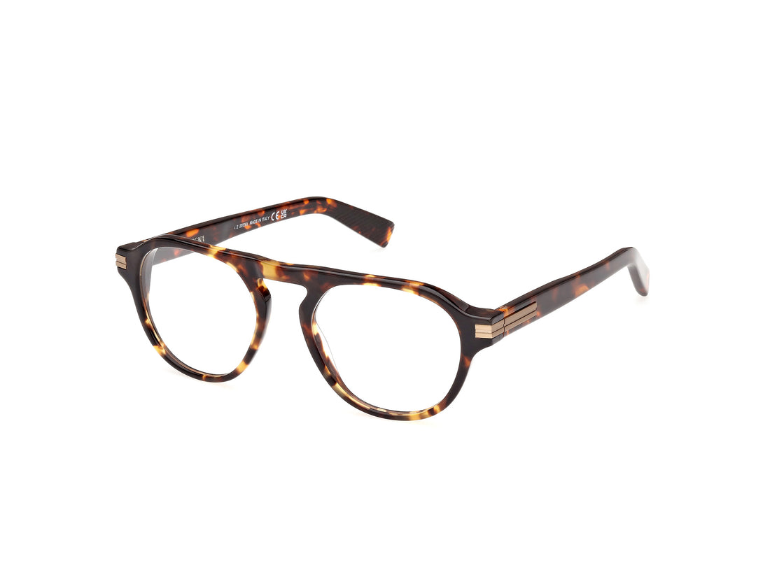 Brillen ermenegildo zegna ez5281 055 havana masculino größe 51mm - Hauptansicht