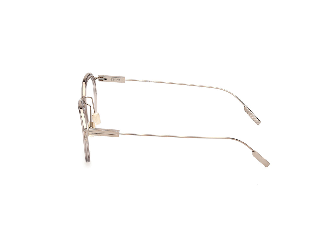 Brillen ermenegildo zegna ez5289 057 beige masculino größe 49mm - Detailansicht