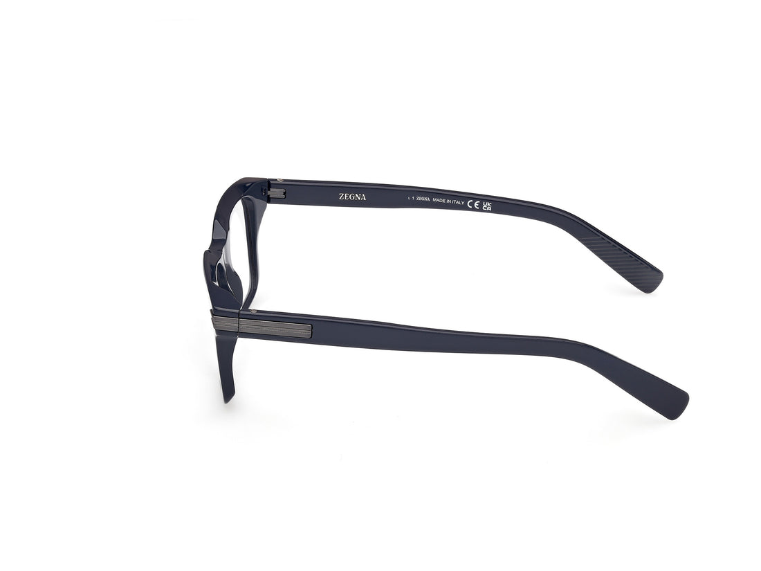 Brillen ermenegildo zegna ez5294 090 azul rectangular masculino größe 52mm - Detailansicht