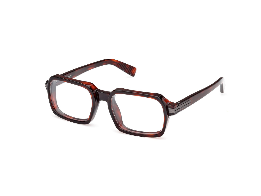 Brillen ermenegildo zegna ez5301 054 havana rectangular masculino größe 54mm - Hauptansicht