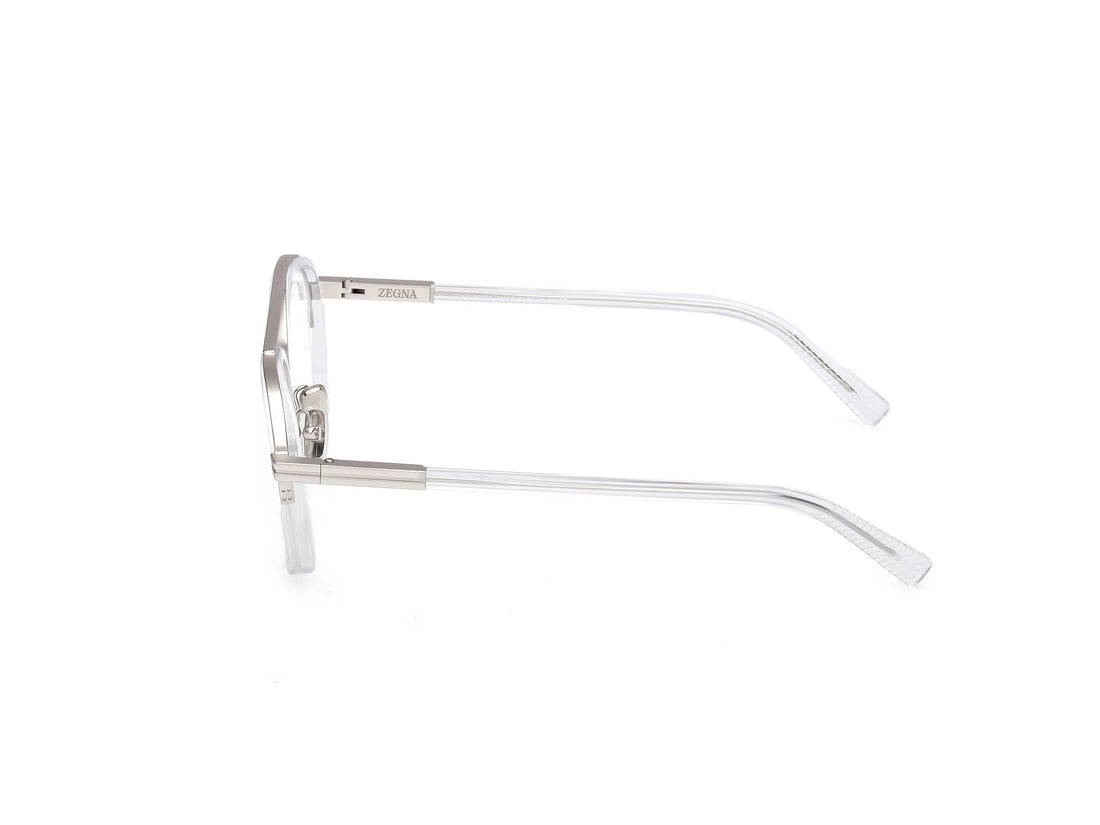 Brillen ermenegildo zegna ez5302 026 transparente round masculino größe 51mm - Detailansicht