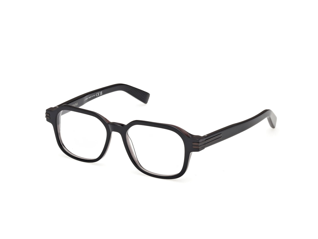 Brillen ermenegildo zegna ez5305 005 negro geometric masculino größe 51mm - Hauptansicht