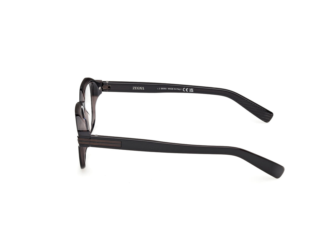 Brillen ermenegildo zegna ez5305 005 negro geometric masculino größe 51mm - Detailansicht