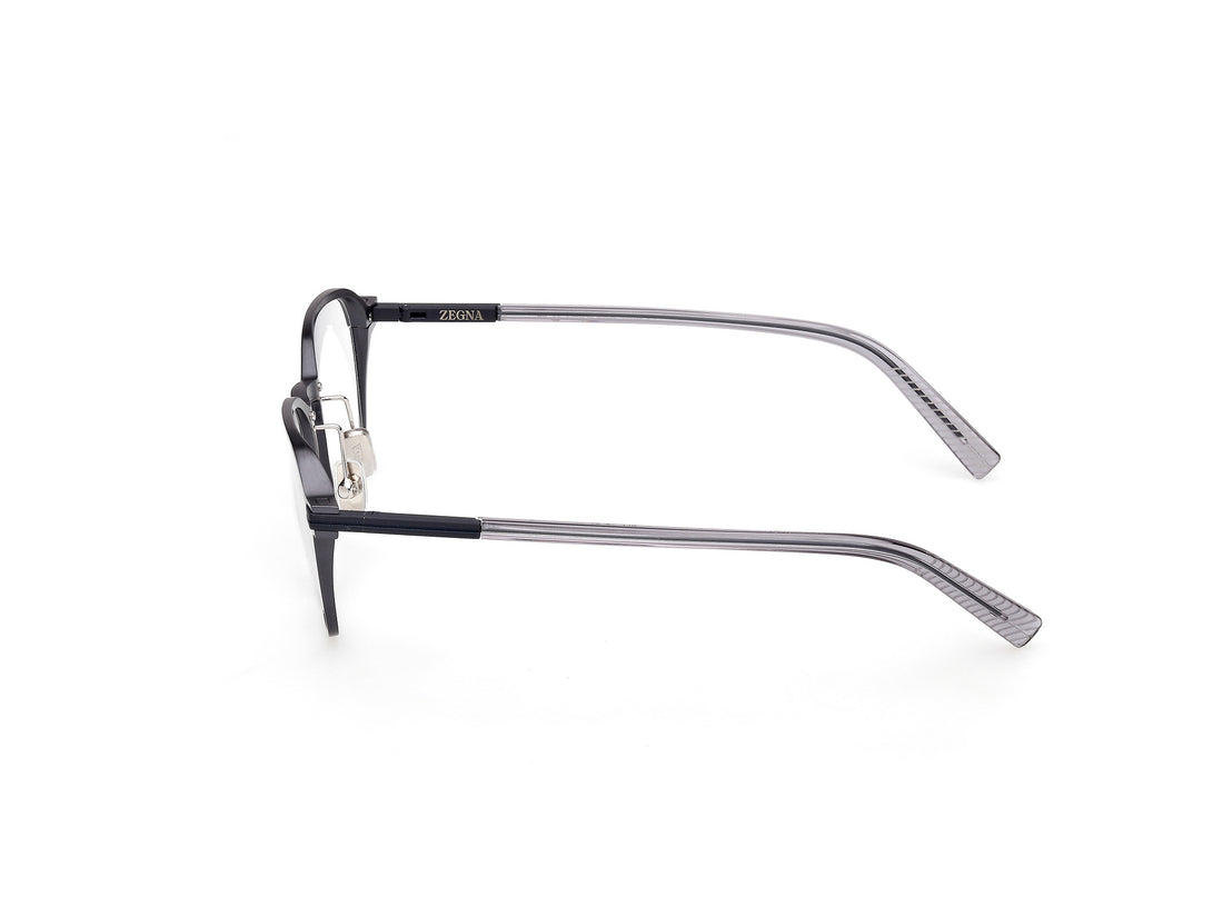 Brillen ermenegildo zegna ez5307 009 plateado geometric masculino größe 52mm - Detailansicht
