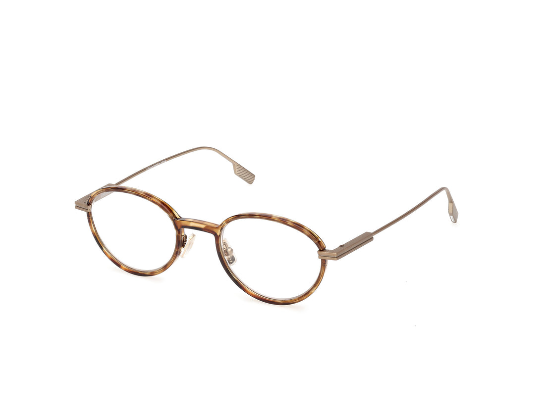 Óculos graduados ermenegildo zegna ez5323 047 marron oval masculino tamanho 50mm - Vista principal