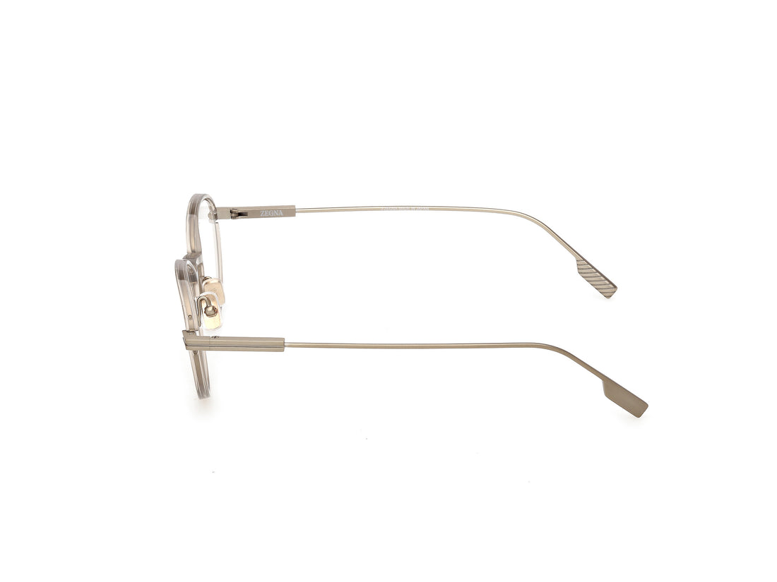 Óculos graduados ermenegildo zegna ez5323 048 marron oval masculino tamanho 50mm - Vista de detalhe