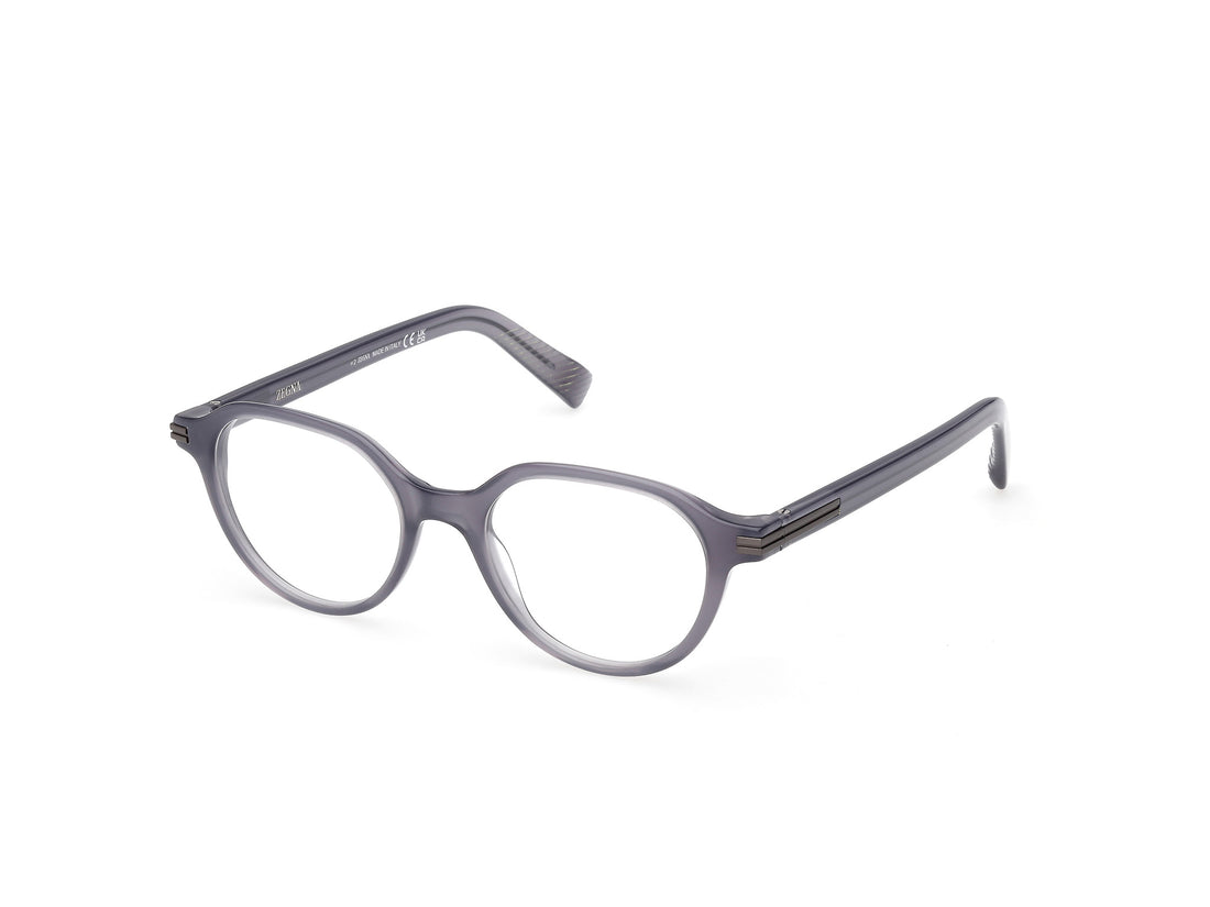 Óculos graduados ermenegildo zegna ez5329 020 gris geometric masculino tamanho 50mm - Vista principal