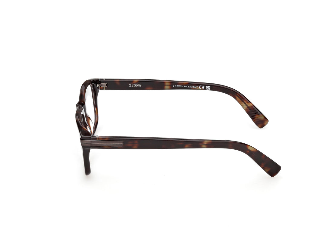 Brillen ermenegildo zegna ez5330 052 havana geometric masculino größe 54mm - Detailansicht