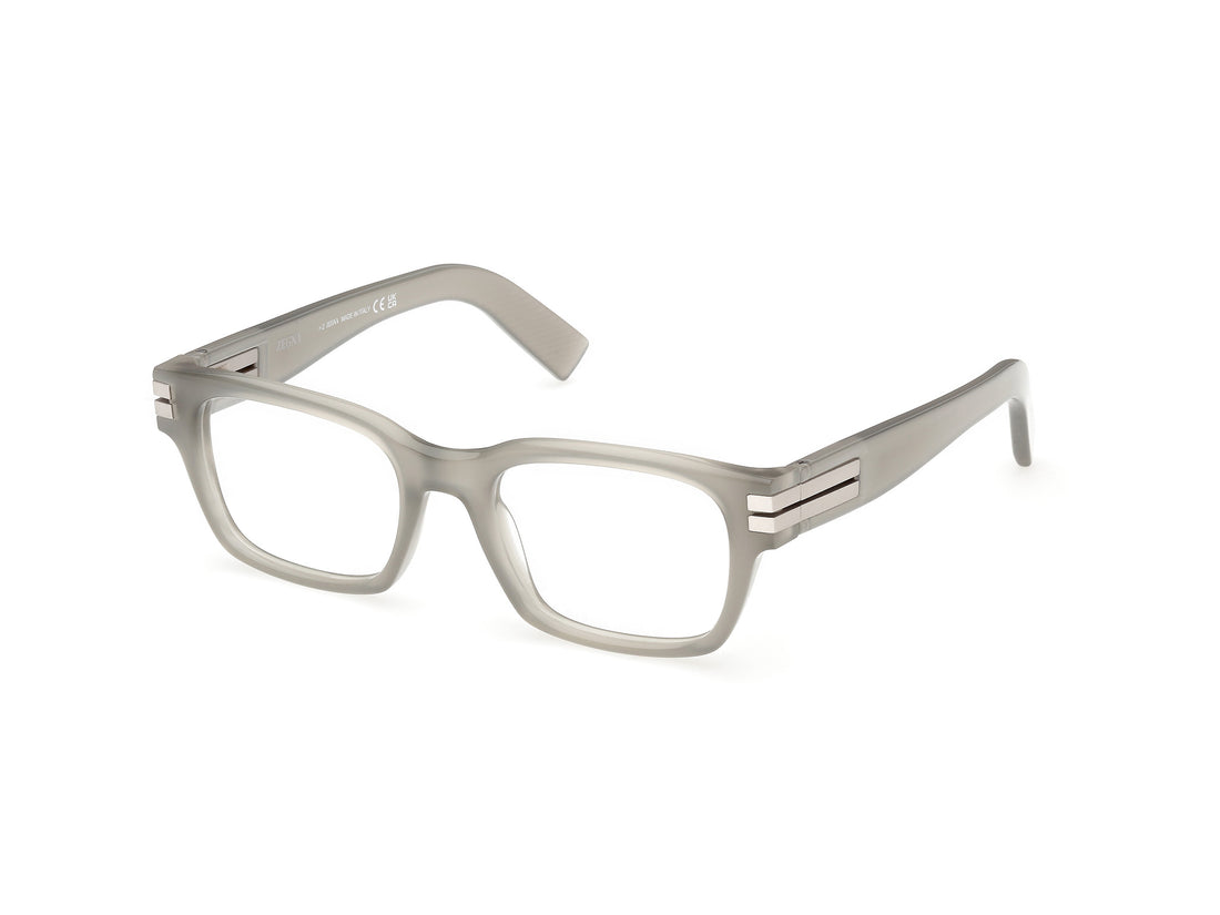 Óculos graduados ermenegildo zegna ez5348 020 gris rectangular masculino tamanho 53mm - Vista principal