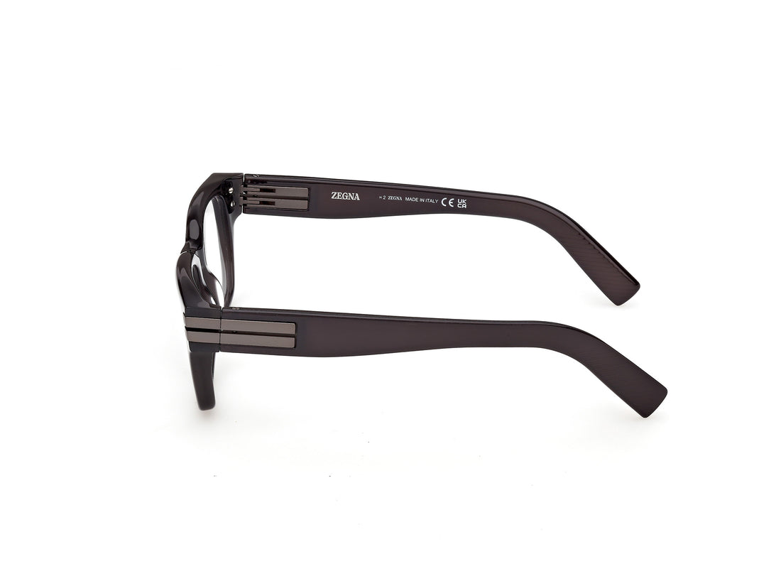 Óculos graduados ermenegildo zegna ez5348 20a gris rectangular masculino tamanho 53mm - Vista de detalhe