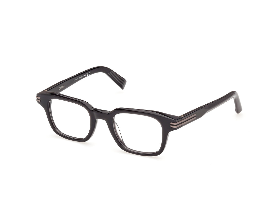 Briller ermenegildo zegna ez5359 005 negro square masculino størrelse 51mm - Hovedvisning
