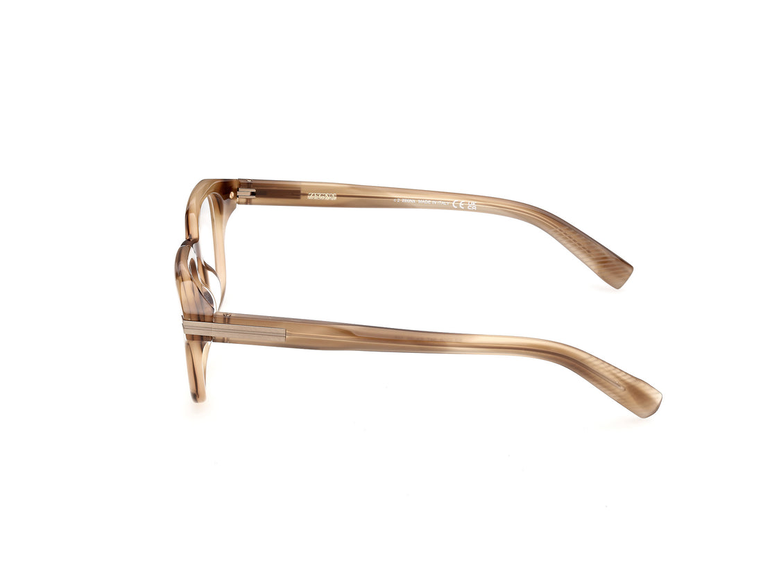 Briller ermenegildo zegna ez5359 047 marron square masculino størrelse 51mm - Detaljeret visning