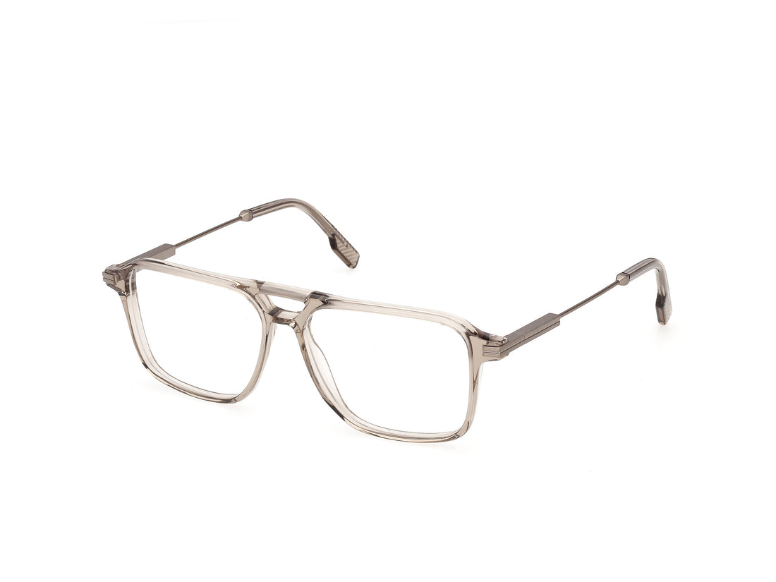 Briller ermenegildo zegna ez5360 057 beige navigator masculino størrelse 57mm - Hovedvisning