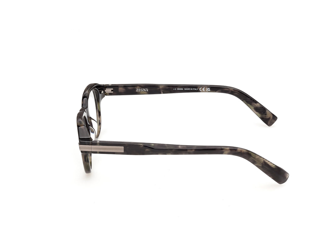 Briller ermenegildo zegna ez5362 055 havana oval masculino størrelse 50mm - Detaljeret visning