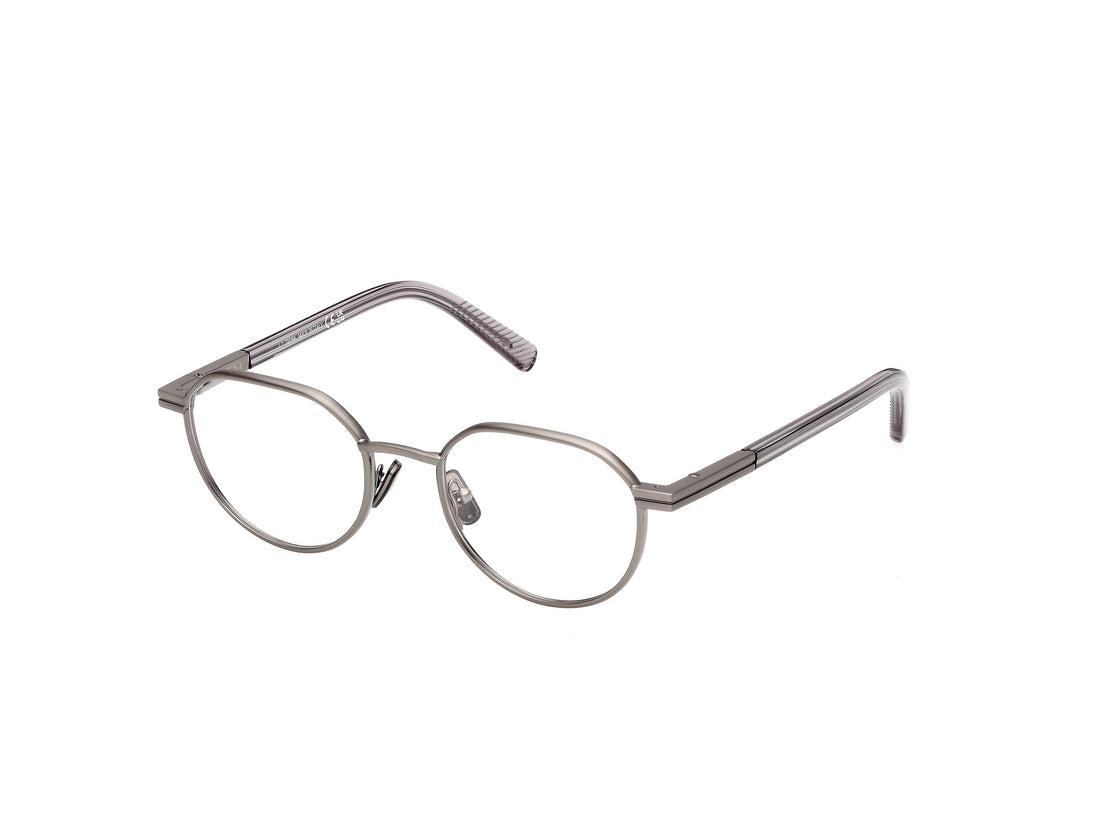 Briller ermenegildo zegna ez5368 013 plateado round masculino størrelse 50mm - Detaljeret visning