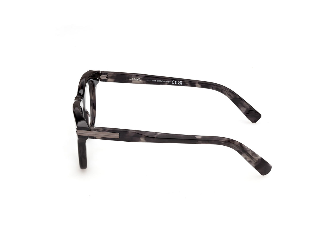 Briller ermenegildo zegna ez5374 056 havana geometric masculino størrelse 50mm - Detaljeret visning