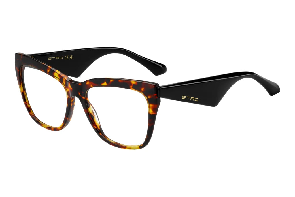 Lunettes de vue etro 0048 086 havana rectangular femenino taille 54mm - Vue principale