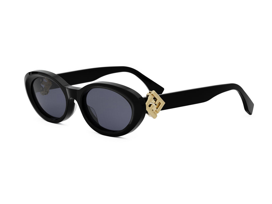 Sonnenbrillen fendi ff diamonds fe40140u 01a black oval femenino größe 53mm - Hauptansicht