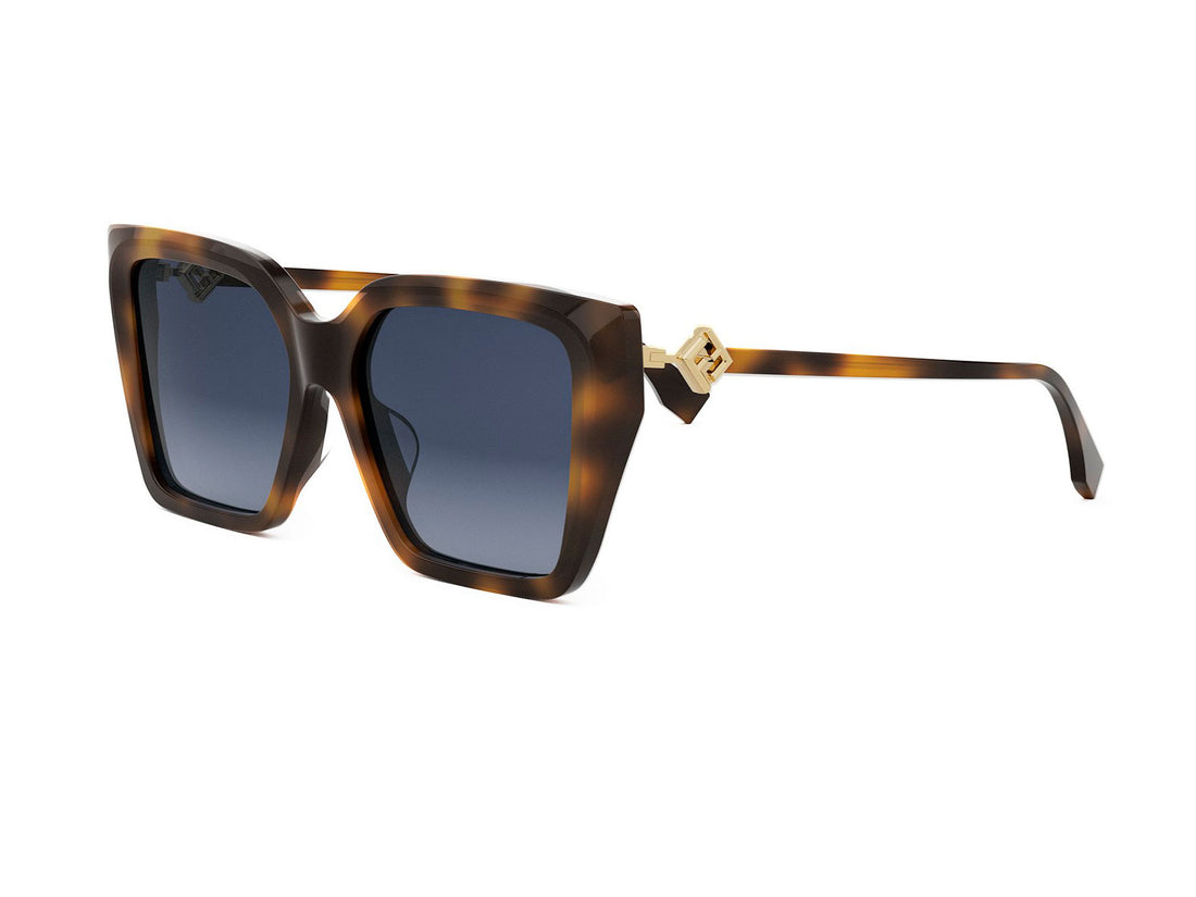 Occhiali da sole fendi ff diamonds fe40161i 52w havana square femenino taglia 54mm - Vista principale