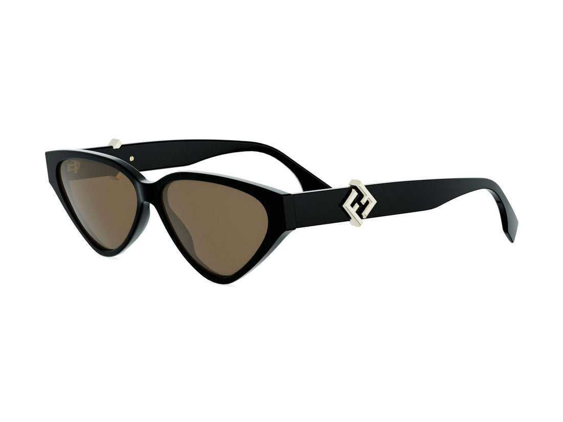Sonnenbrillen fendi ff diamonds fe40184i 01e black cat eye femenino größe 57mm - Hauptansicht