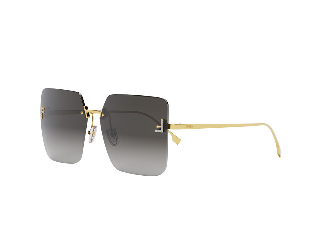 Occhiali da sole fendi first crystal fe4082us 30b gold geometric femenino taglia 59mm - Vista principale