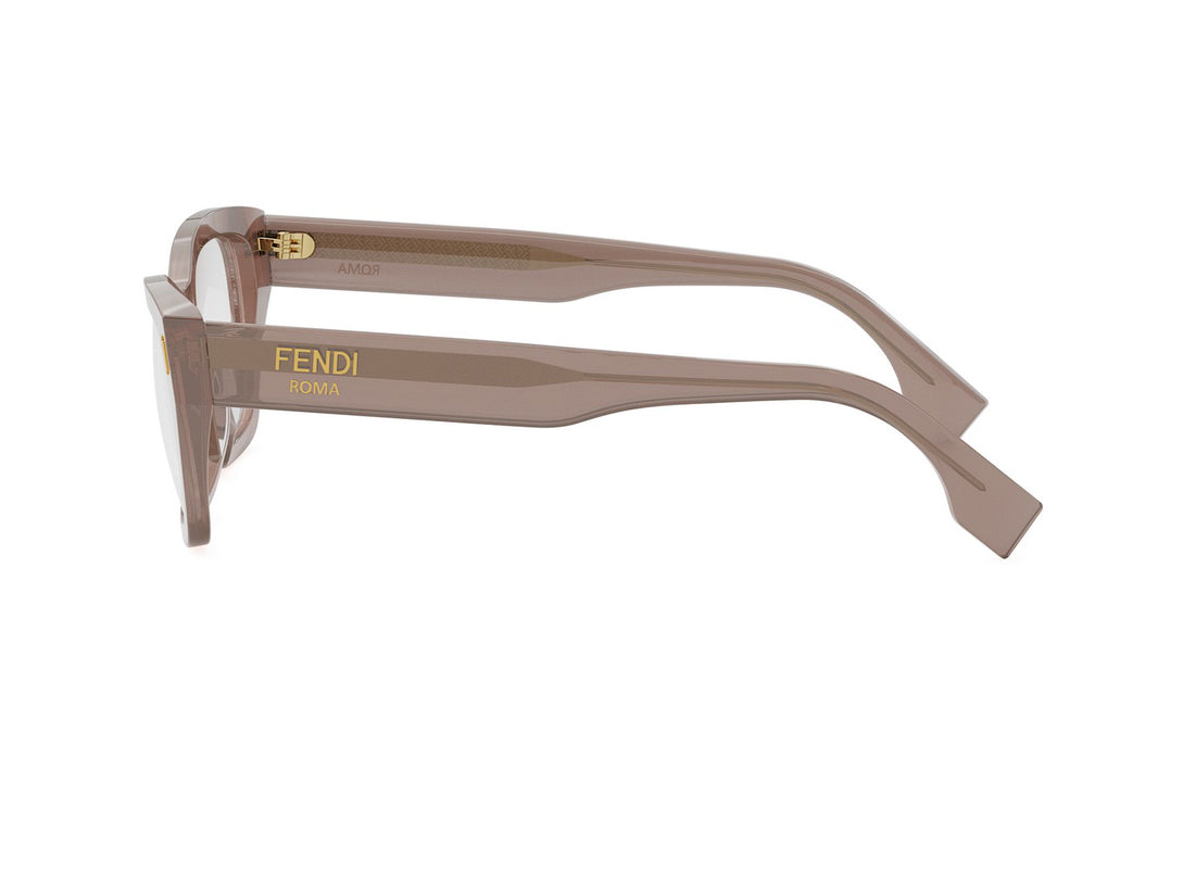 Brillen fendi roma fe50118i 045 brown rectangular femenino größe 52mm - Detailansicht