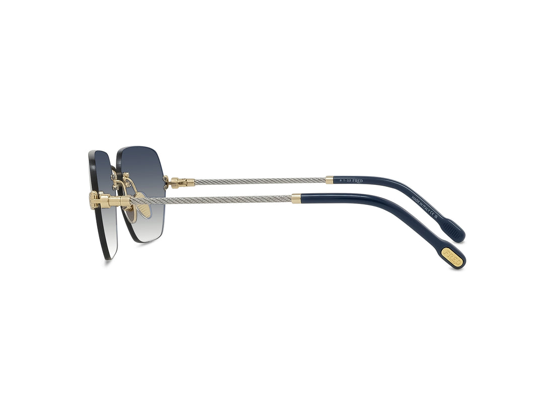Sonnenbrillen fred manille cable fg40066u 30w gold rectangular femenino größe 60mm - Detailansicht