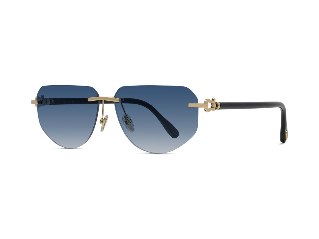 Óculos de sol fred manille & cable fg40088u 30w gold geometric masculino tamanho 59mm - Vista principal