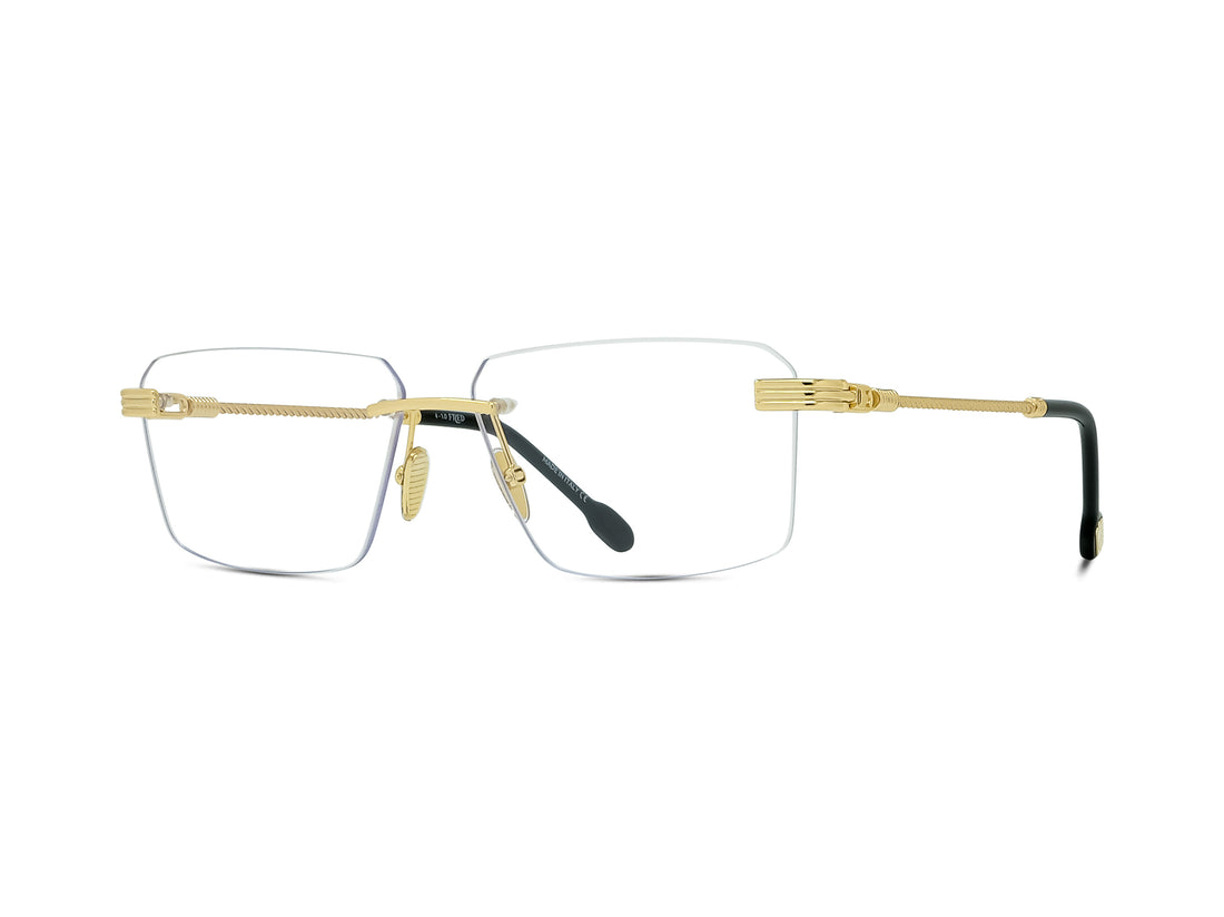 Prescription glasses fred godron fg50032u 030 gold geometric masculino size 58mm - Main view