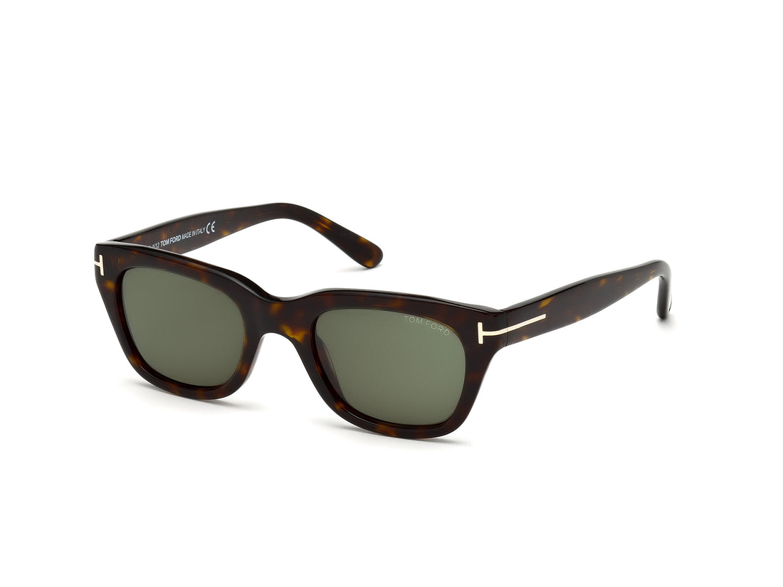 Óculos de sol tom ford ft0237 snowdon 52n havana square masculino tamanho 50mm - Vista principal