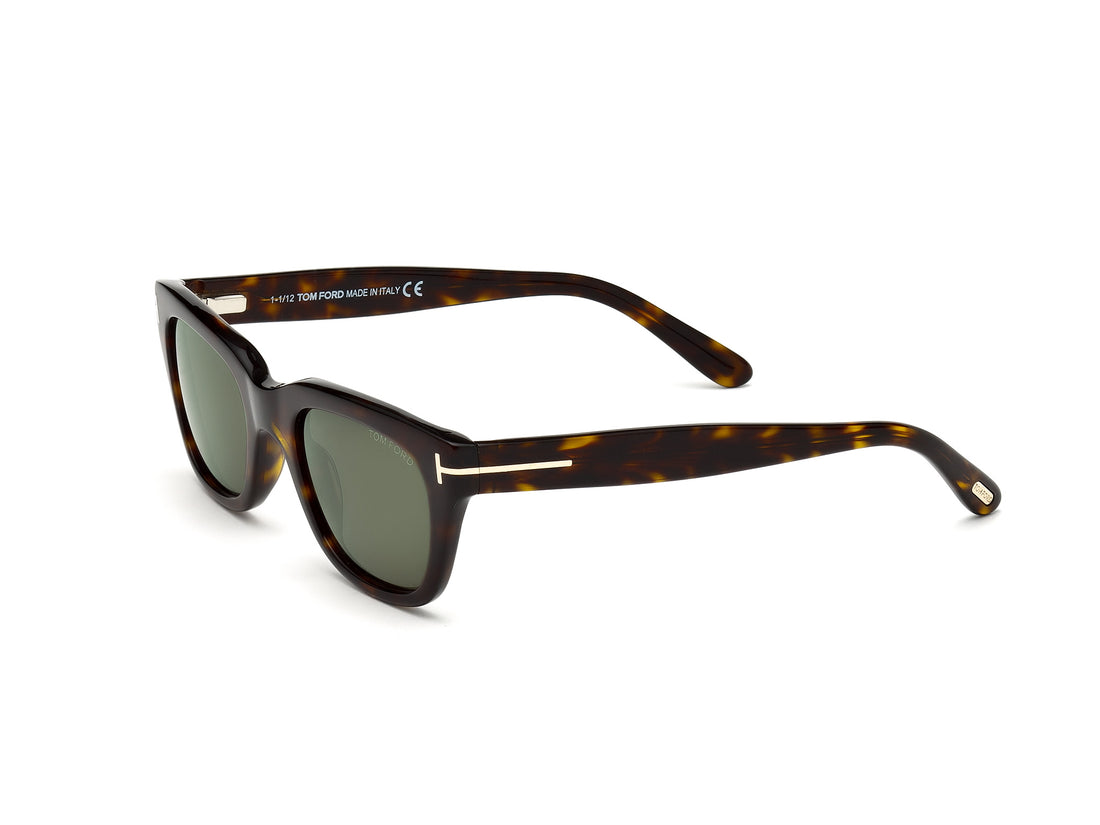Óculos de sol tom ford ft0237 snowdon 52n havana square masculino tamanho 50mm - Vista de detalhe