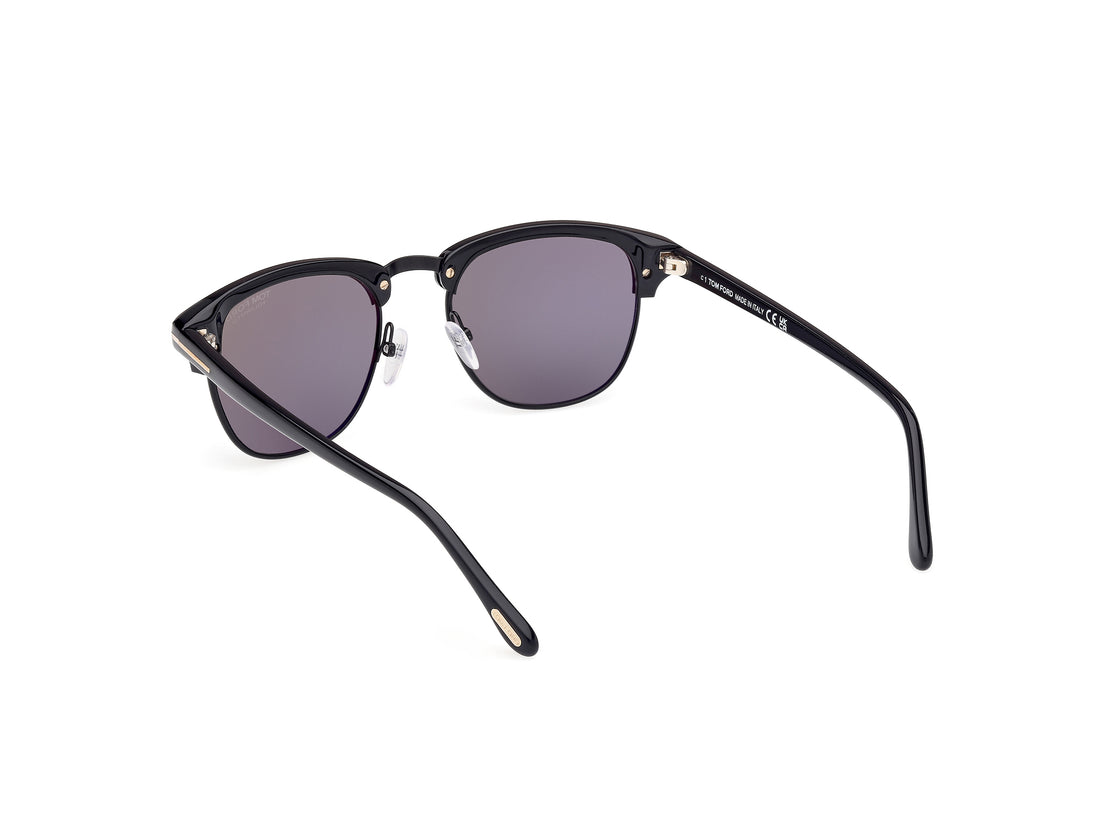 Gafas de sol tom ford ft0248 henry 01d negro brownline masculino talla 53mm - Vista de detalle