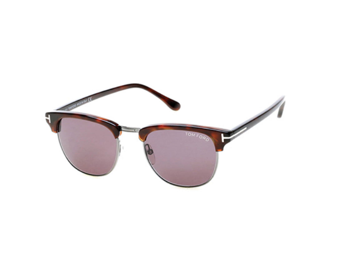 Sunglasses tom ford ft0248 52a havana browline masculino size 51mm - Main view