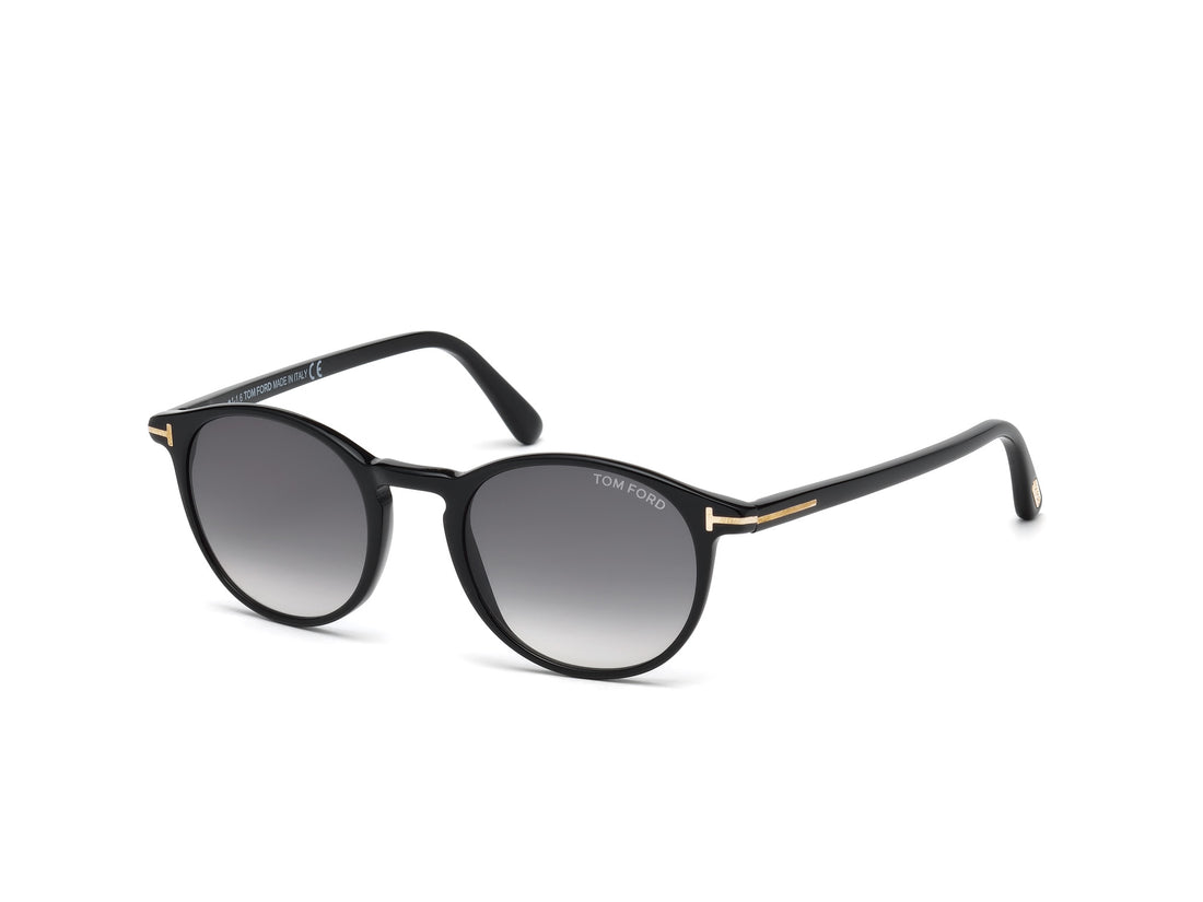 Occhiali da sole tom ford ft0539 01b negro round masculino taglia 48mm - Vista principale
