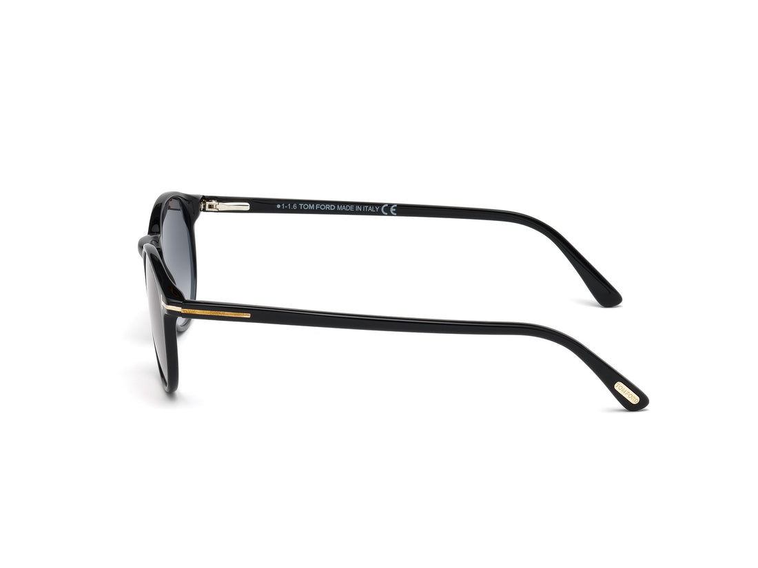 Occhiali da sole tom ford ft0539 01b negro round masculino taglia 48mm - Vista dettagliata