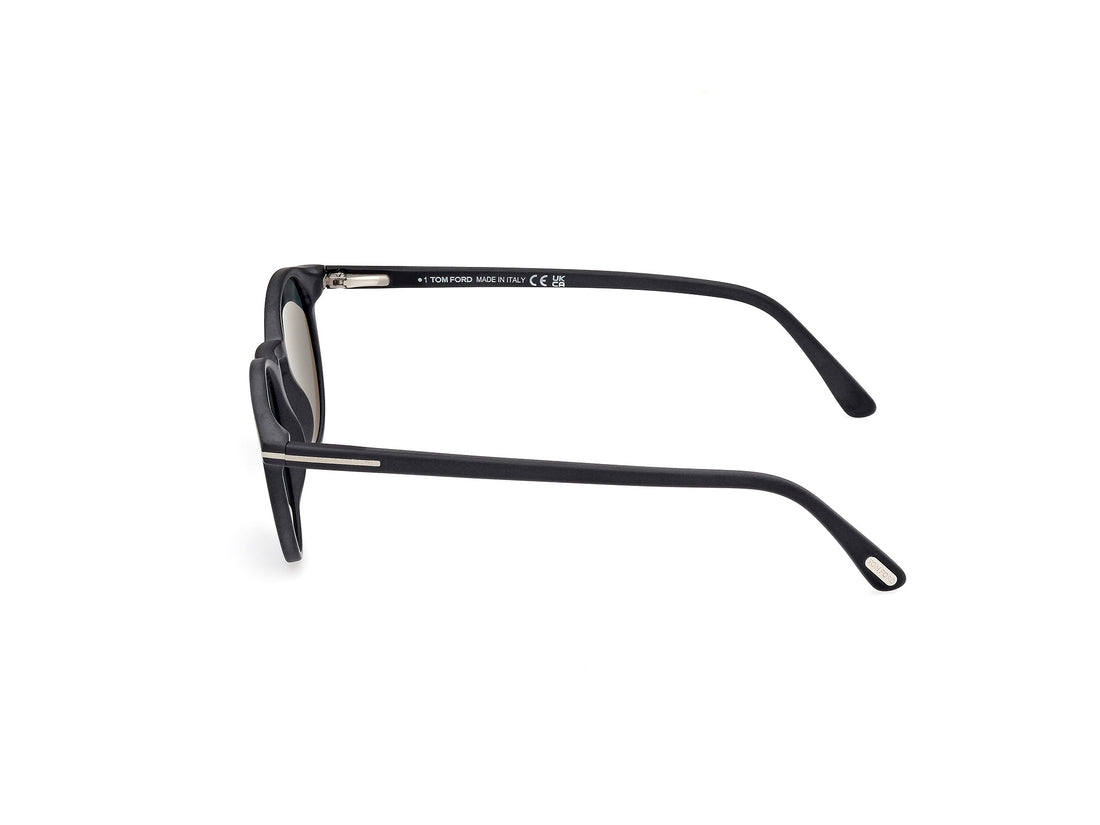 Sonnenbrillen tom ford ft0539 andrea-02 02v negro round masculino größe 48mm - Detailansicht