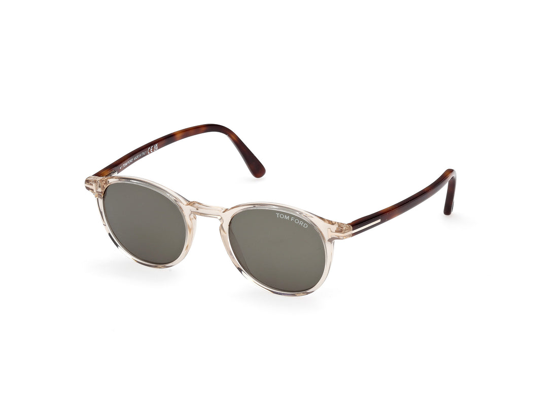 Gafas de sol tom ford ft0539 andrea-02 45n marron round masculino talla 48mm - Vista principal