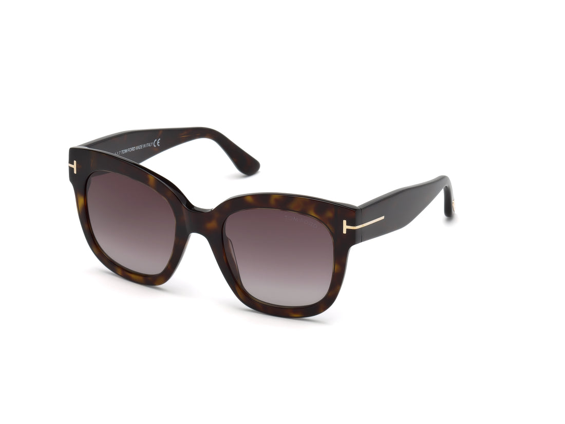 Occhiali da sole tom ford ft0613 52t havana square femenino taglia 52mm - Vista principale