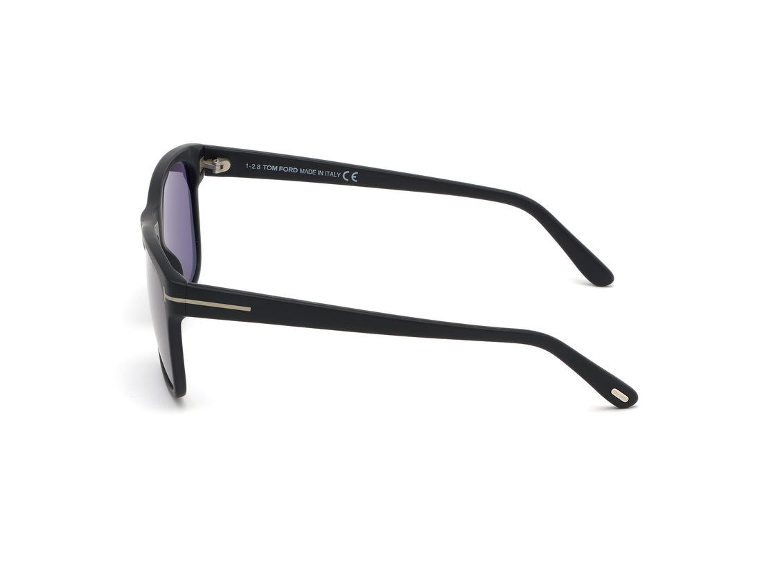 Óculos de sol tom ford ft0698 giulio 02v negro rectangular masculino tamanho 57mm - Vista de detalhe