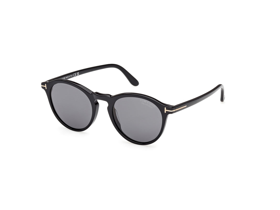 Sonnenbrillen tom ford ft0904 aurele 01d negro round masculino größe 50mm - Hauptansicht