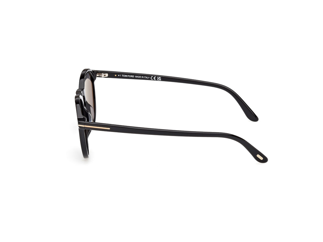 Sonnenbrillen tom ford ft0904 aurele 01d negro round masculino größe 52mm - Detailansicht