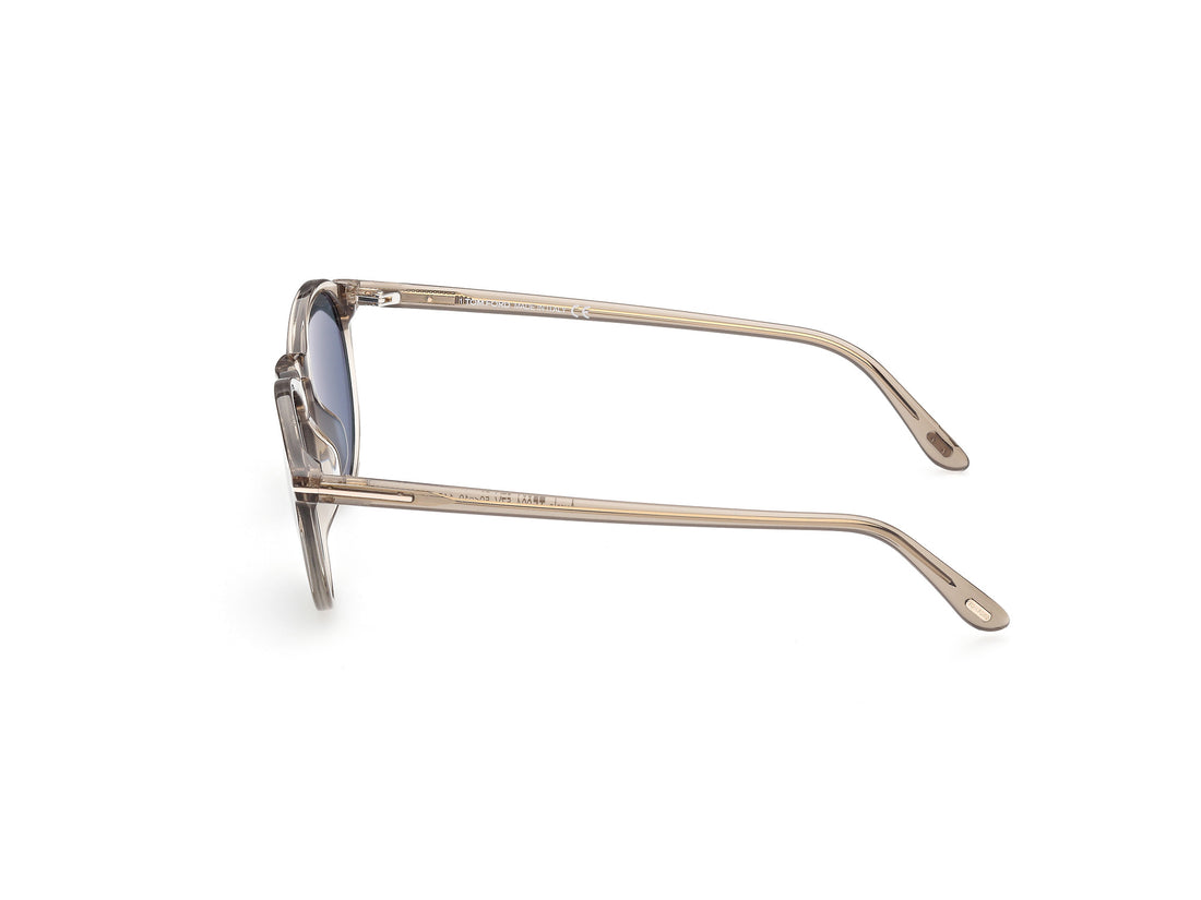 Sunglasses tom ford ft0904 aurele 57v beige pantos masculino size 52mm - Detailed view