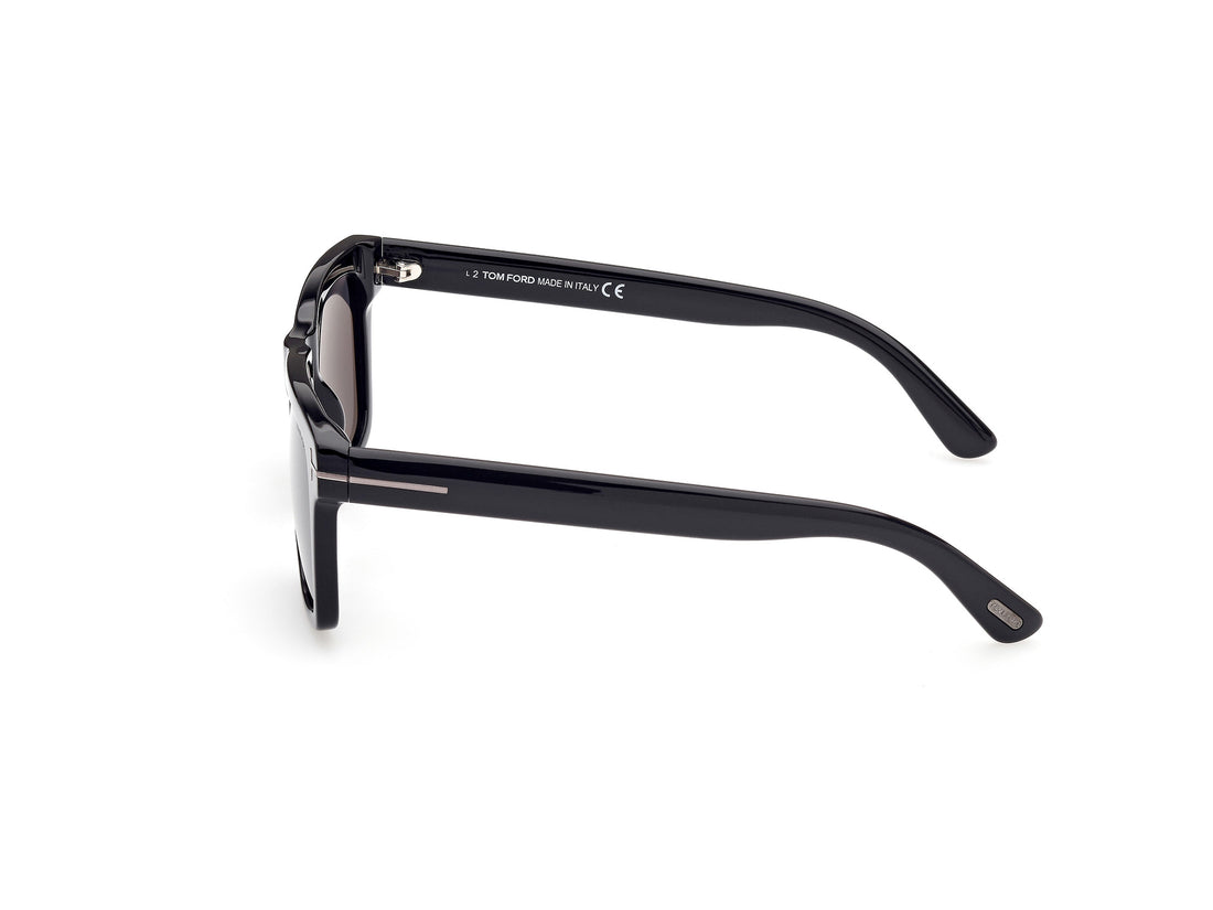 Gafas de sol tom ford ft0906-n buckley-02 01a negro rectangular masculino talla 58mm - Vista de detalle